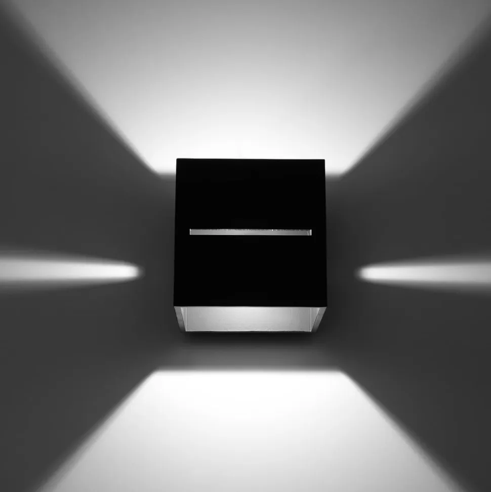 Væglampe Top up/down, sort krop