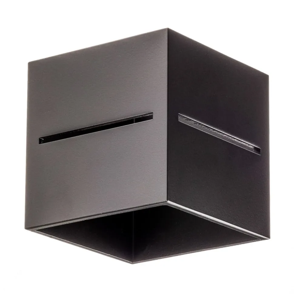 Væglampe Top up/down, sort krop