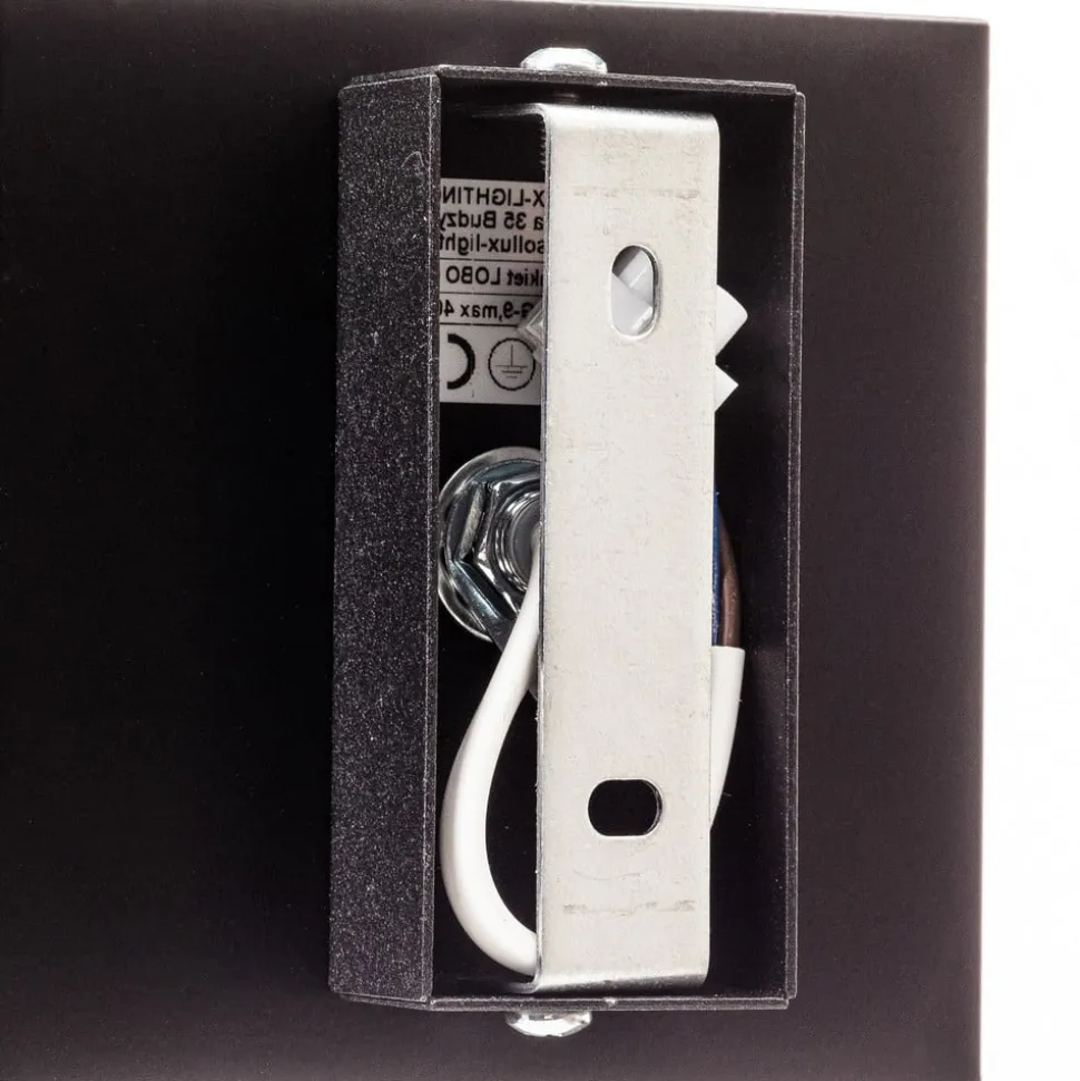 Væglampe Top up/down, sort krop