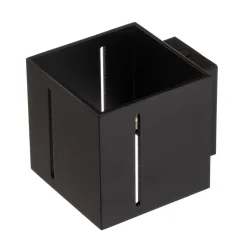 Væglampe Topic op/ned i aluminium, sort