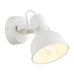 Væglampe Trogir, beige, Ø 11,5 cm, metal