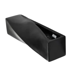 Væglampe Turn i keramik, op/ned, sort