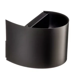 Væglampe Vero i lakeret stål, sort