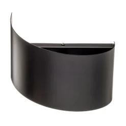 Væglampe Vero i lakeret stål, sort