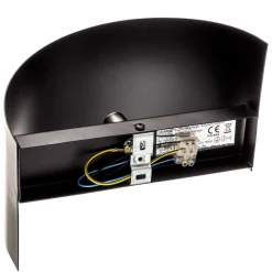 Væglampe Vero i lakeret stål, sort