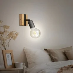 Væglampe Wood Basic, 1 lyskilde