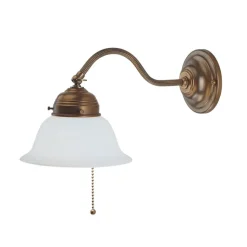 Væglampen Boris af messing