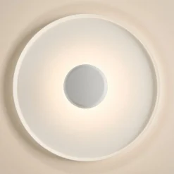 Vibia Top LED-væglampe Ø 60 cm hvid