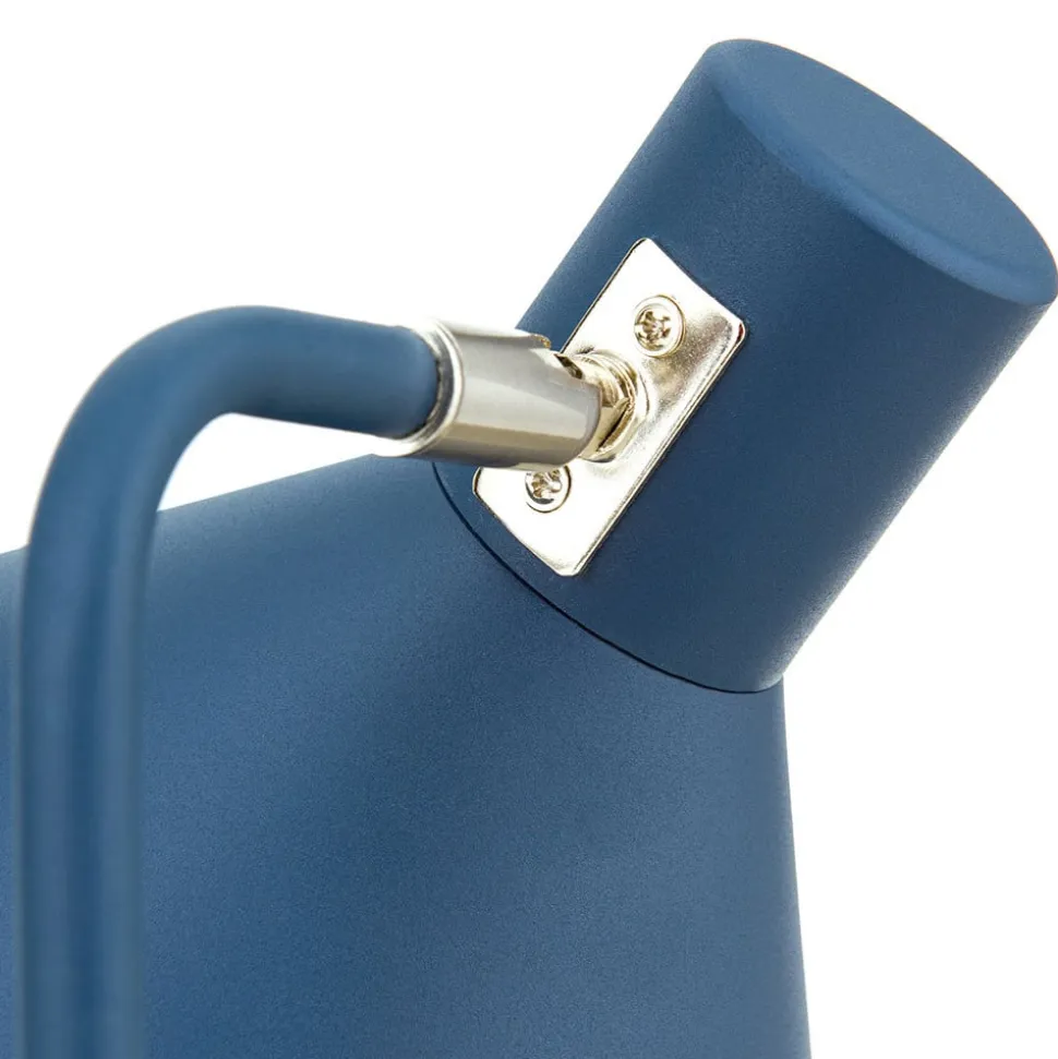 Viktoria skrivebordslampe, justerbart hoved, blå