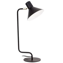 Viktoria skrivebordslampe, justerbart hoved, sort