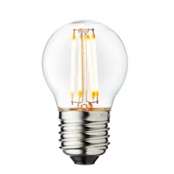 Vilkårlig LED-pære, E27 Ø 4,5 cm 3,5W 2.200K dæmpbar