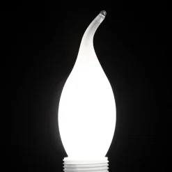 Vindstød LED-kerte E14 4,5 W 2.700 K mat, dæmpes