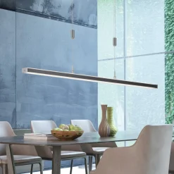 Vitan LED-pendel, sandsort, længde 115 cm, 2-lys, CCT