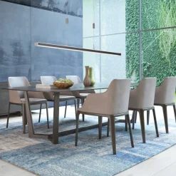 Vitan LED-pendel, sandsort, længde 115 cm, 2-lys, CCT