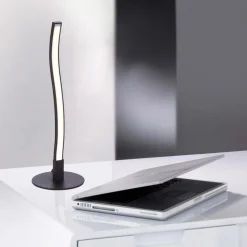 Wave LED-bordlampe 3.000K 30cm sort