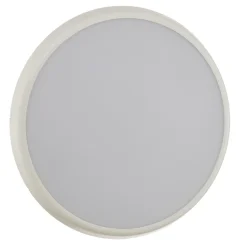 Welland IP44 LED-loftlampe, poleret messing