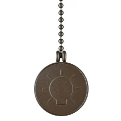 Westinghouse glødepære medaljon trækkæde bronze