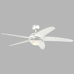 Westinghouse LED-loftventilator Bendan, hvid, støjsvag