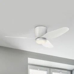 Westinghouse loftventilator Carla, støjsvag, 117 cm, hvid