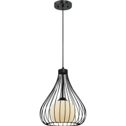 Westinghouse pendellampe 6205140, sort mat