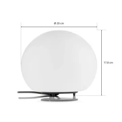 WEVER & DUCRÉ Dro 2.0 bordlampe sort og hvid