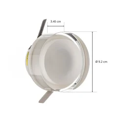 WEVER & DUCRÉ Mirbi IP44 1.0 LED-indbygningslampe rund