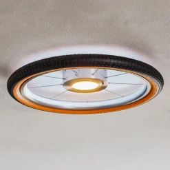 Wheel LED-loftlampe, RGB, sort