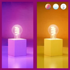 WiZ A60 LED-filamentpære WiFi E27 6,3 W RGBW