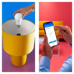 WiZ A60 LED-pære mat WiFi E27 8,5W RGBW