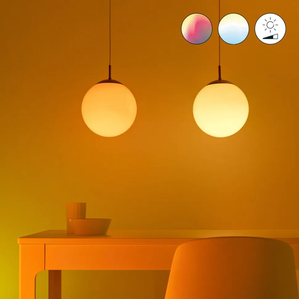 WiZ A60 LED-pære mat WiFi E27 8,5W RGBW