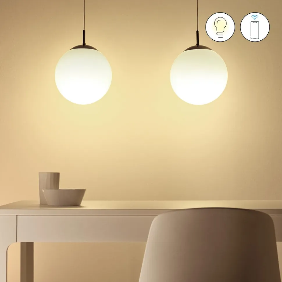 WiZ A60 LED-pære mat WiFi E27 8,5W RGBW