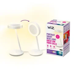 WiZ Portrait LED-bordlampe, ringlys, sensor, CCT