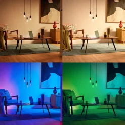 WiZ ST64 LED-filamentpære WiFi E27 6,3 W RGBW