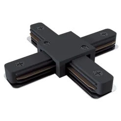 X-connector Track, 1-fase skinne, sort