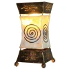Xenia bordlampe med spiralmotiv