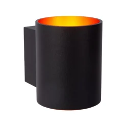 Xera væglampe, sort, Ø 8 cm, up/downlight, aluminium