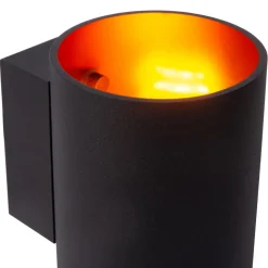 Xera væglampe, sort, Ø 8 cm, up/downlight, aluminium