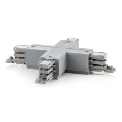 X-tilslutning Noa 3-faset strømskinne, grå