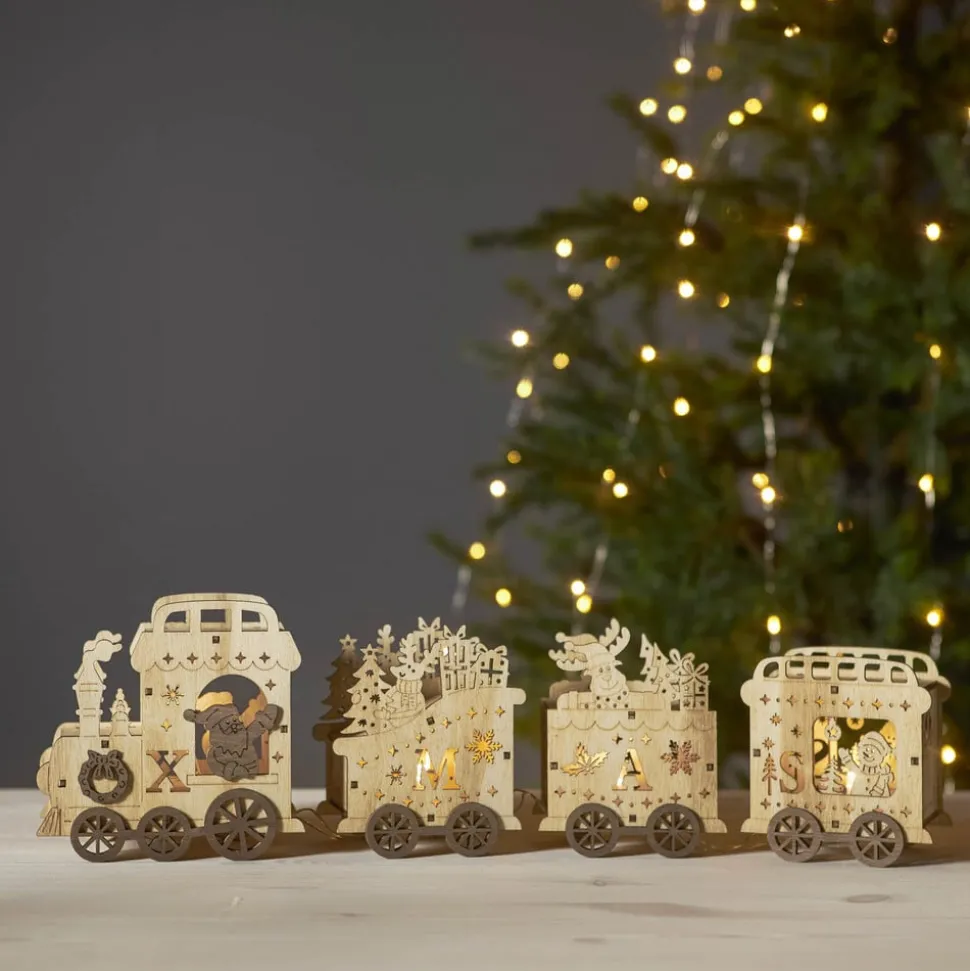 Yuletide LED-dekorationslampe som juletog