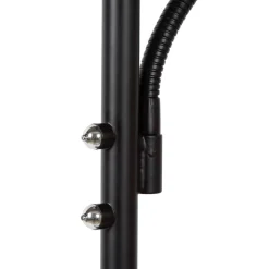 Zenith LED-uplight med LED-læselampe, sort