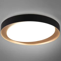 Zeta LED-loftlampe, tunable white, sort/guld