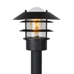 Zico pullertlampe af aluminium, sort