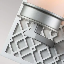 Ziggy væglampe, sølv