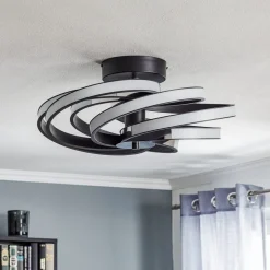 Zoya LED-loftslampe, sort