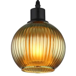 Zumba pendel, grøn, Ø 15 cm, glas